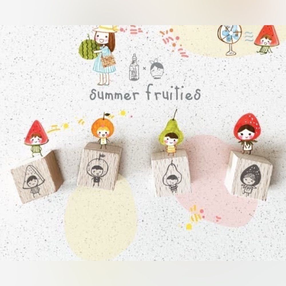 Black milk project Summer edition Woden mini stamps all new bundle of 8